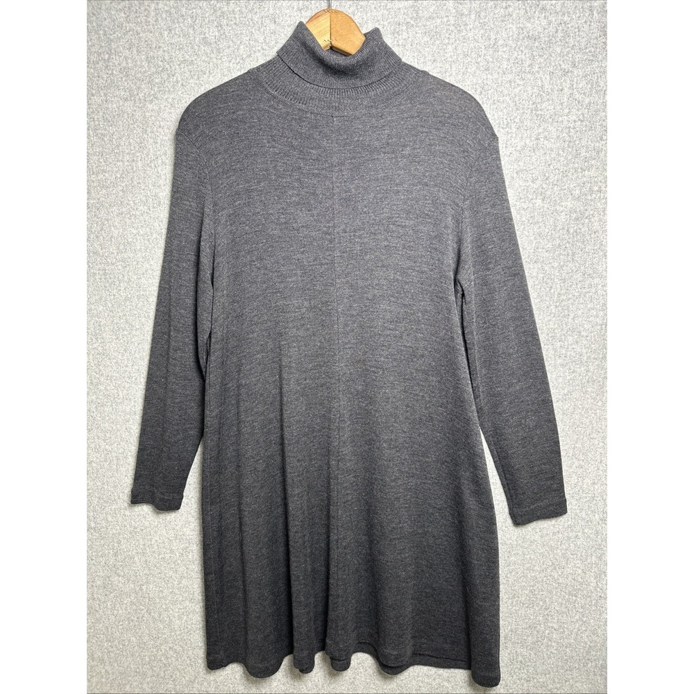 Vintage Jones New York Sweater‎ Dress Wool Blend Oversized Small Long Sleeve